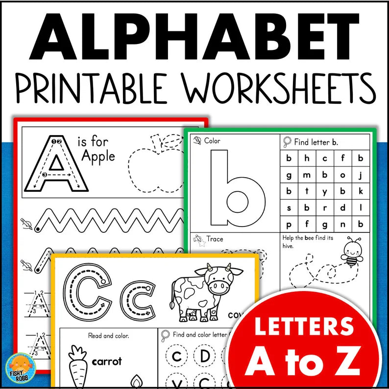 LetterLeap Creative alphabet worksheets A to Z